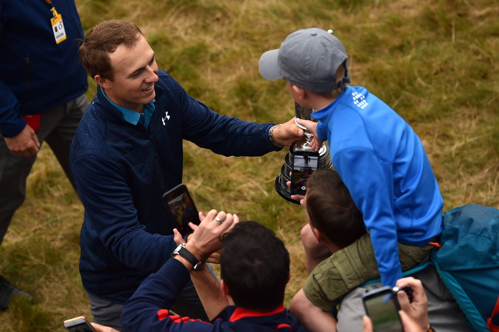 Jordan Spieth Claret Jug Kid 2017 Royal Birkdale